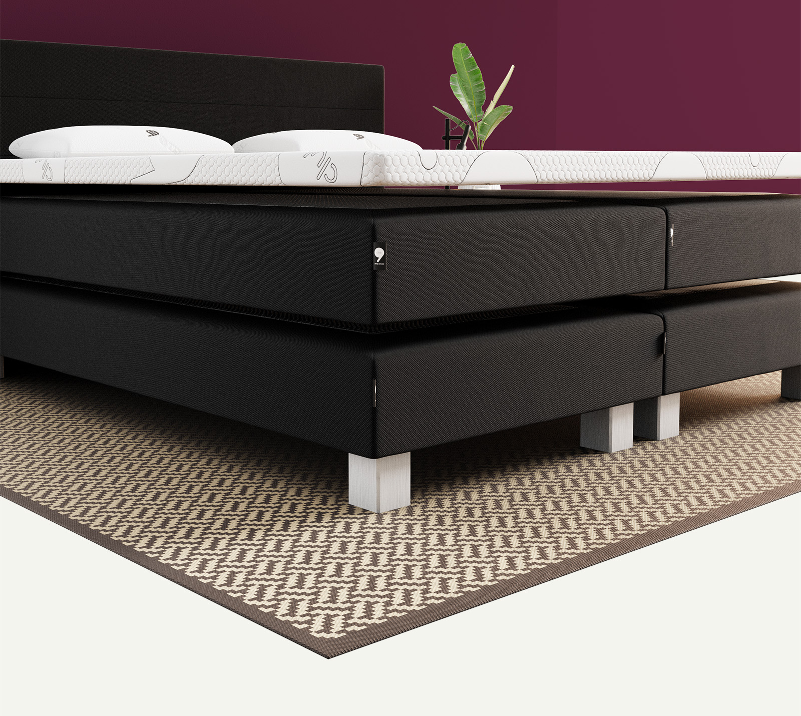 club 9 boxspring deluxe
