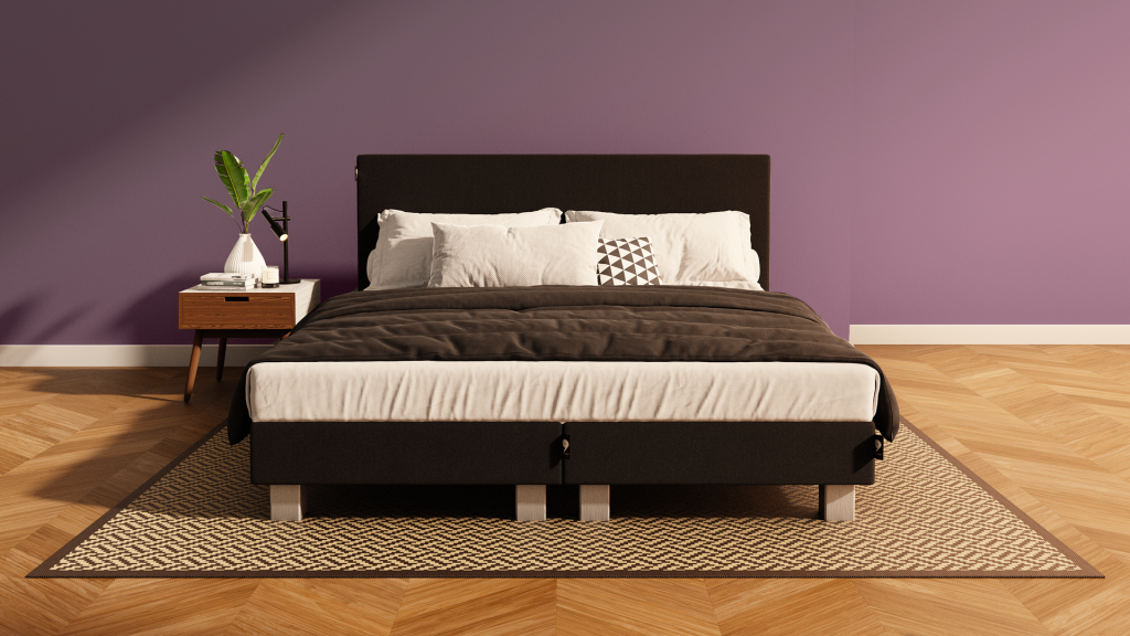boxspring classic slaapkamer paars